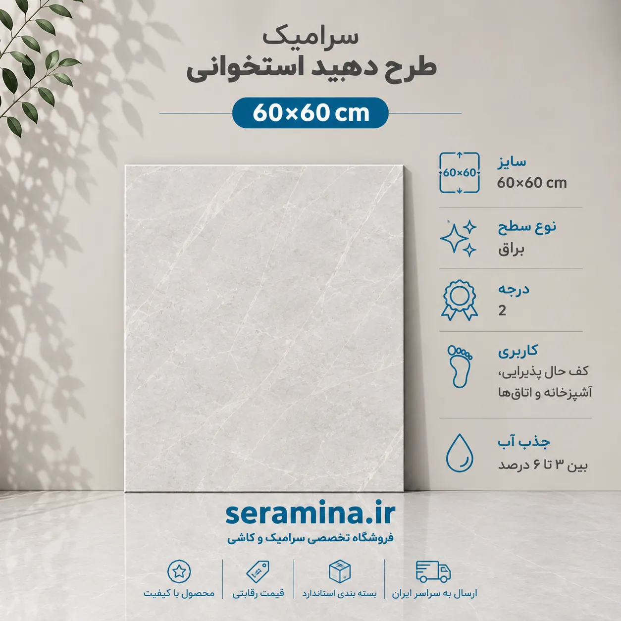 دهبید استخوانی 60×60